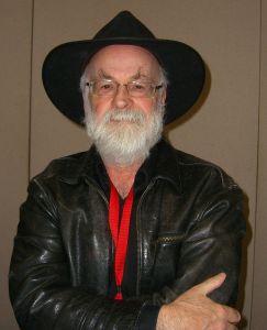 "The pen is mightier than the sword if the sword is very short, and the pen is very sharp.” ~ The Light Fantastic (Photo of Terry Pratchett by Luigi Novi)